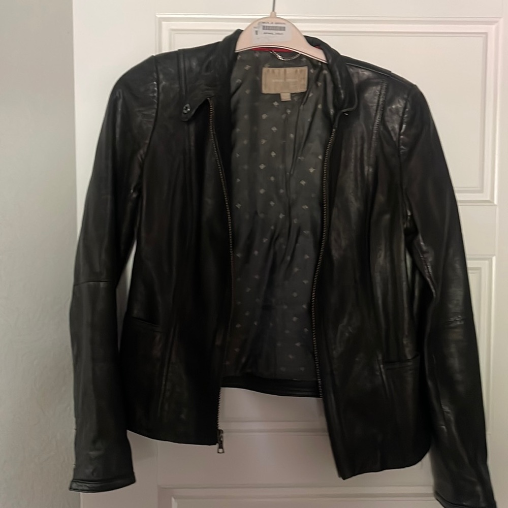 Banana Republic Black Leather Jacket
